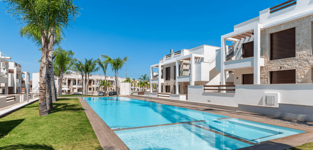 Nowy apartament od dewelopera z tarasem w Los Balcones Torrevieja – Costa Blanca