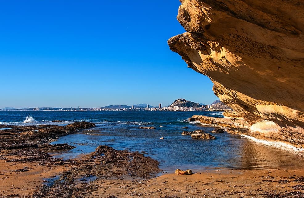 Cabo de las Huertas Alicante – klify i zatoczki