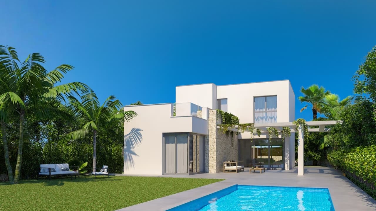 Modern property in Spain with Mediterranean Sea view