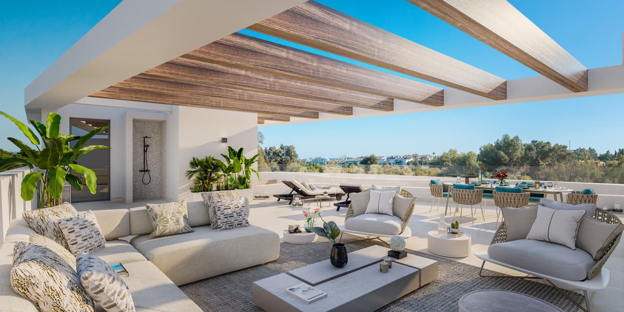 Zdjęcie nieruchomości w San Pedro de Alcantara, Costa del Sol – Penthouse with 3 bedrooms in Guadalmina Golf in Marbella (1)