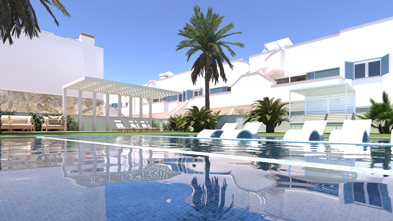 Zdjęcie nieruchomości w Torre de la Horadada, Costa Blanca Południe – Apartament z 3 sypialniami z prywatnym solarium w Torre de la Horadada – 600m od morza (1)