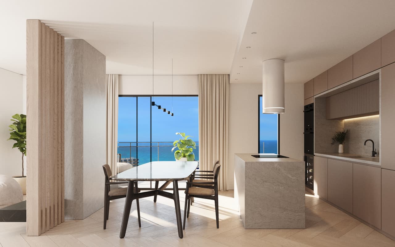 Apartament z 3 sypialniami 200 m od morza w Calpe - Zdjęcie 1