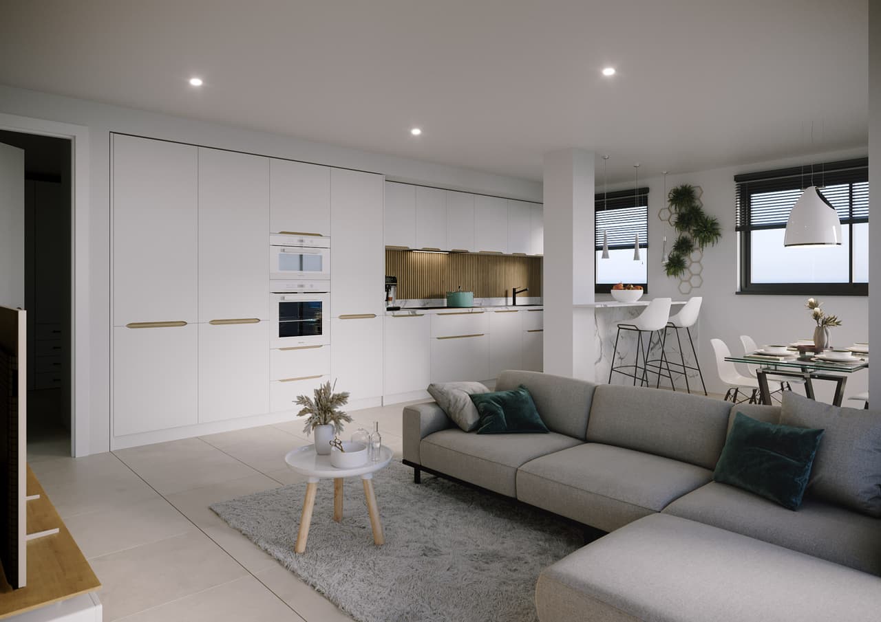 Penthouse z 3 sypialniami, tarasem i solarium w Santa Pola - Zdjęcie 1