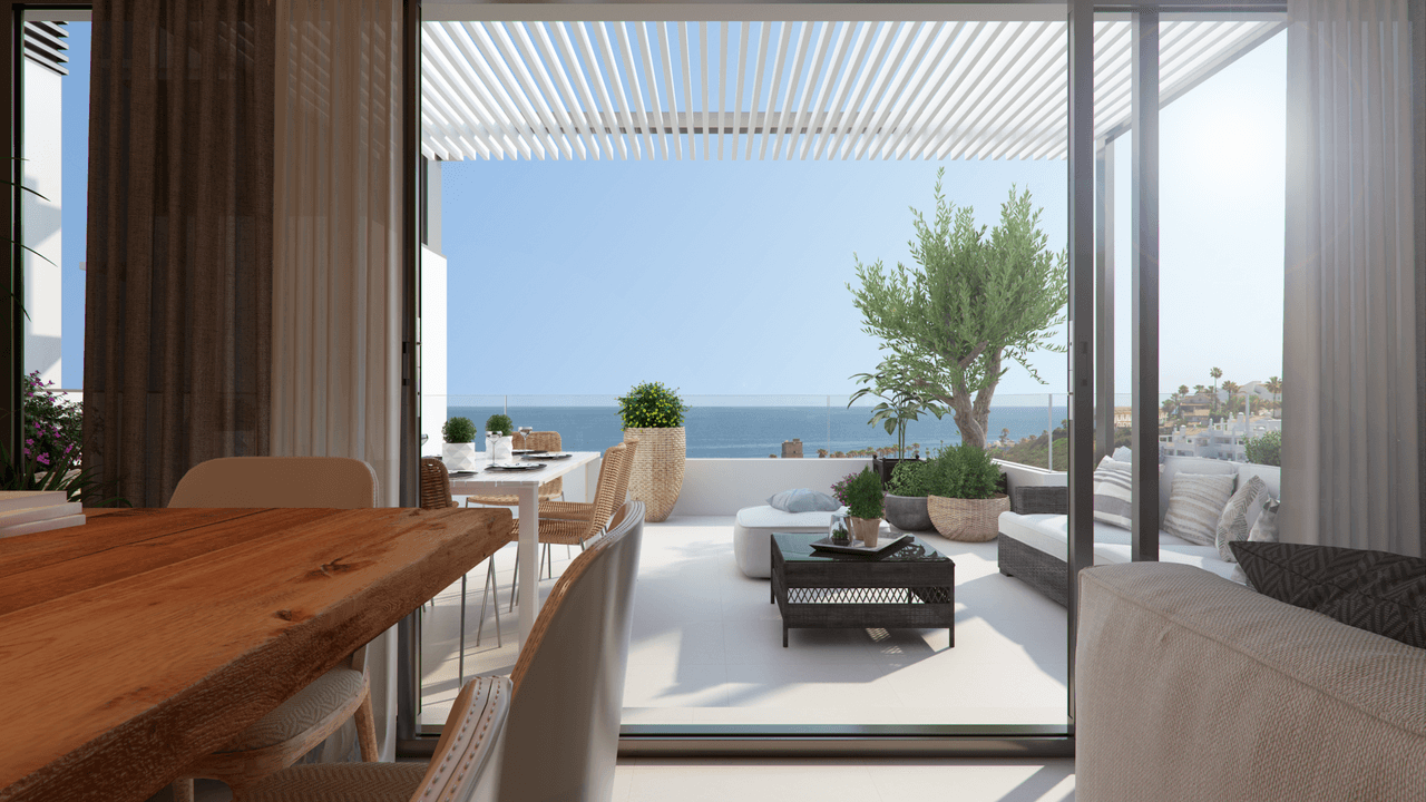 Zdjęcie nieruchomości w Casares, Costa del Sol – Apartment with 4 bedrooms and a large terrace overlooking the sea in Casares on the Costa del Sol (1)