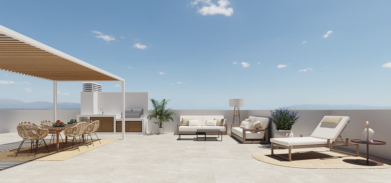 Zdjęcie nieruchomości w Pilar de la Horadada, Costa Blanca Południe – Apartament z 2 sypialniami, tarasem i solarium w Pilar de la Horadada (1)
