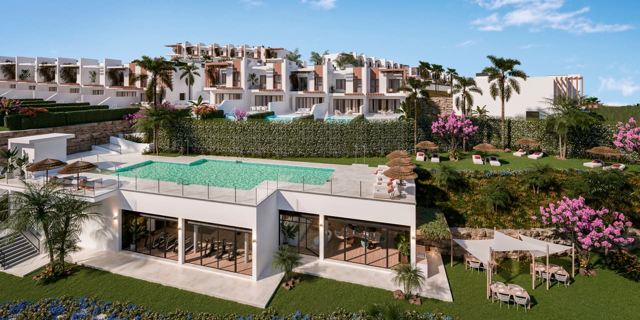 Zdjęcie nieruchomości w Mijas, Costa del Sol – Dom szeregowy z 3 sypialniami, ogrodem i tarasem w Mijas, Costa del Sol (1)