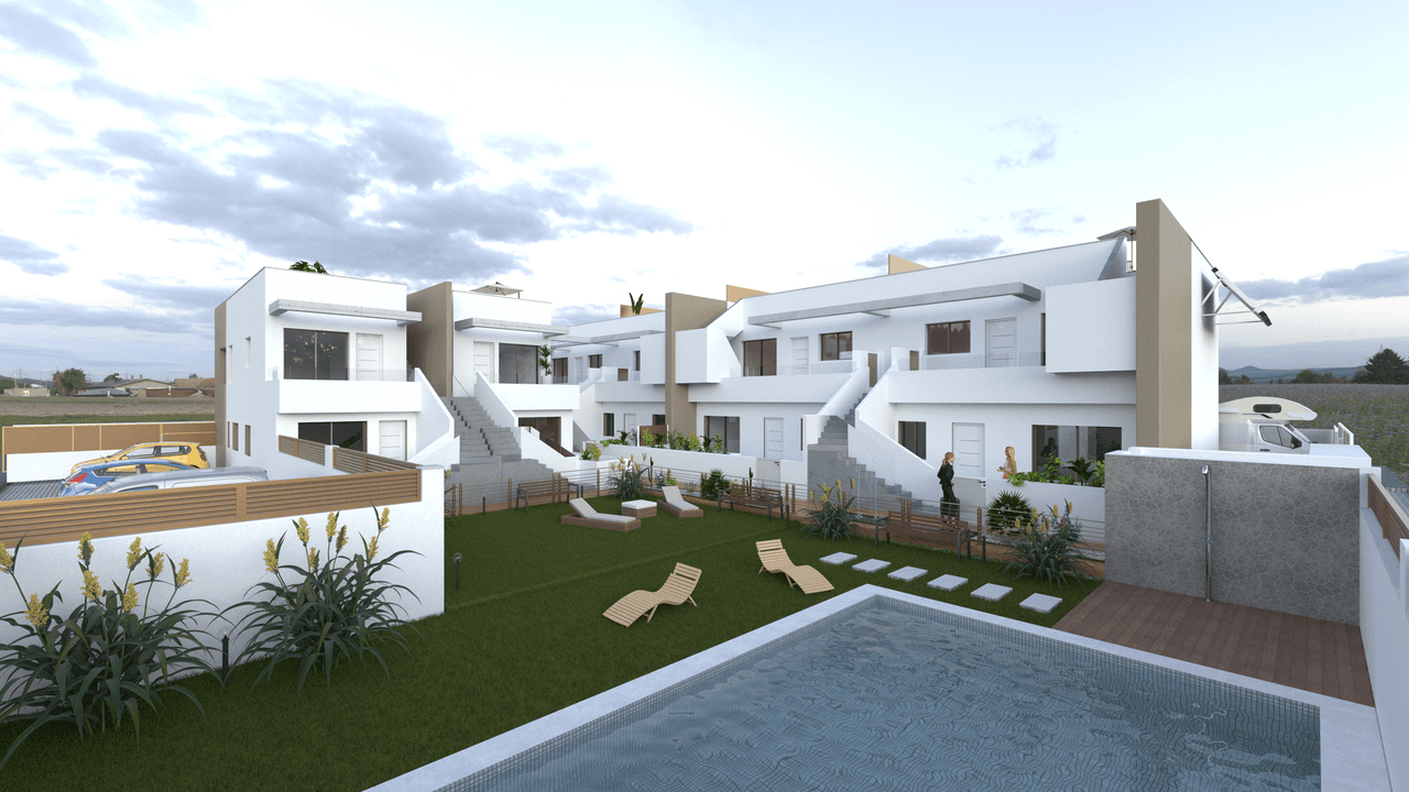 Zdjęcie nieruchomości w Pilar de la Horadada, Costa Blanca Południe – Apartament z ogródkiem i wspólnym basenem w Pilar de la Horadada (1)