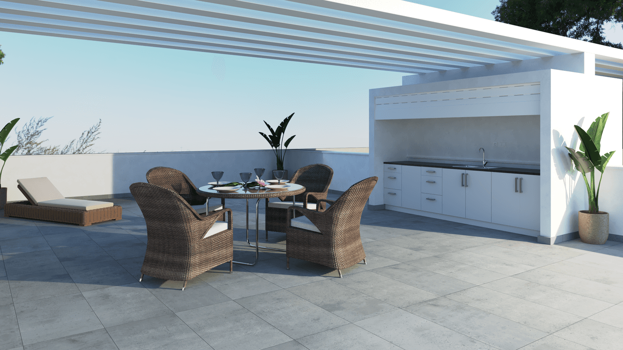 Zdjęcie nieruchomości w Pilar de la Horadada, Costa Blanca Południe – Penthouse z 1 sypialnią i wspólnym basenem w Pilar de la Horadada (1)