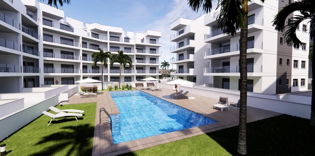 Apartament z 3 sypialniami i wspólnym basenem w San Javier - Zdjęcie 1