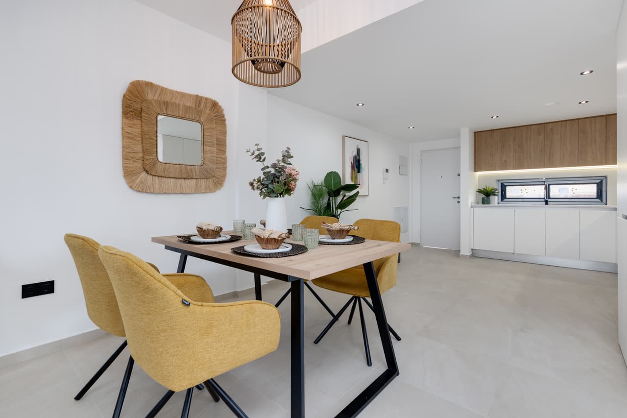 Apartament z 3 sypialniami, ogrodem i wspólnym basenem w San Javier - Zdjęcie 1