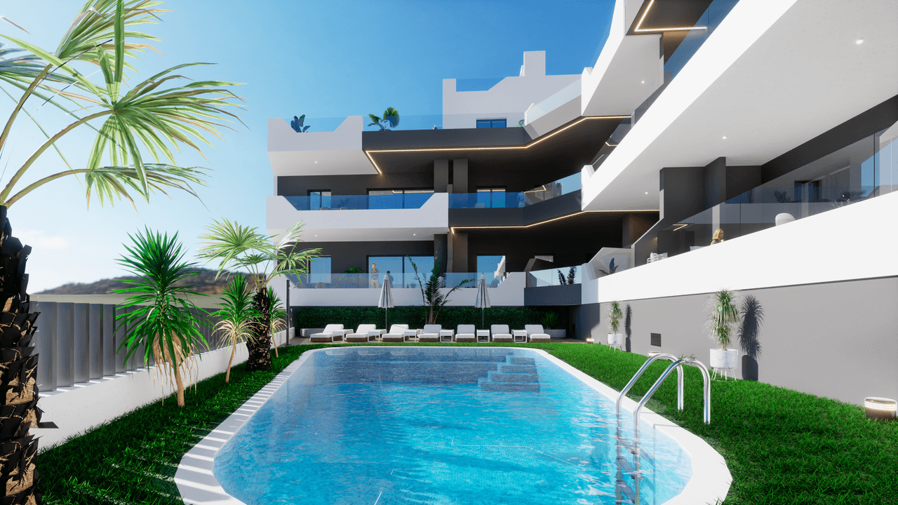 Zdjęcie nieruchomości w Benijofar, Costa Blanca Południe – Apartament z 3 sypialniami i wspólnym basenem w Benijofar (1)