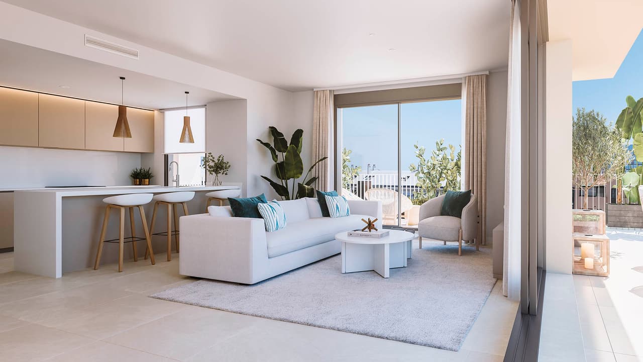 Zdjęcie nieruchomości w Denia, Costa Blanca Północ – Apartament z 4 sypialniami, przestronnym tarasem i wspólnym basenem w Denii (1)