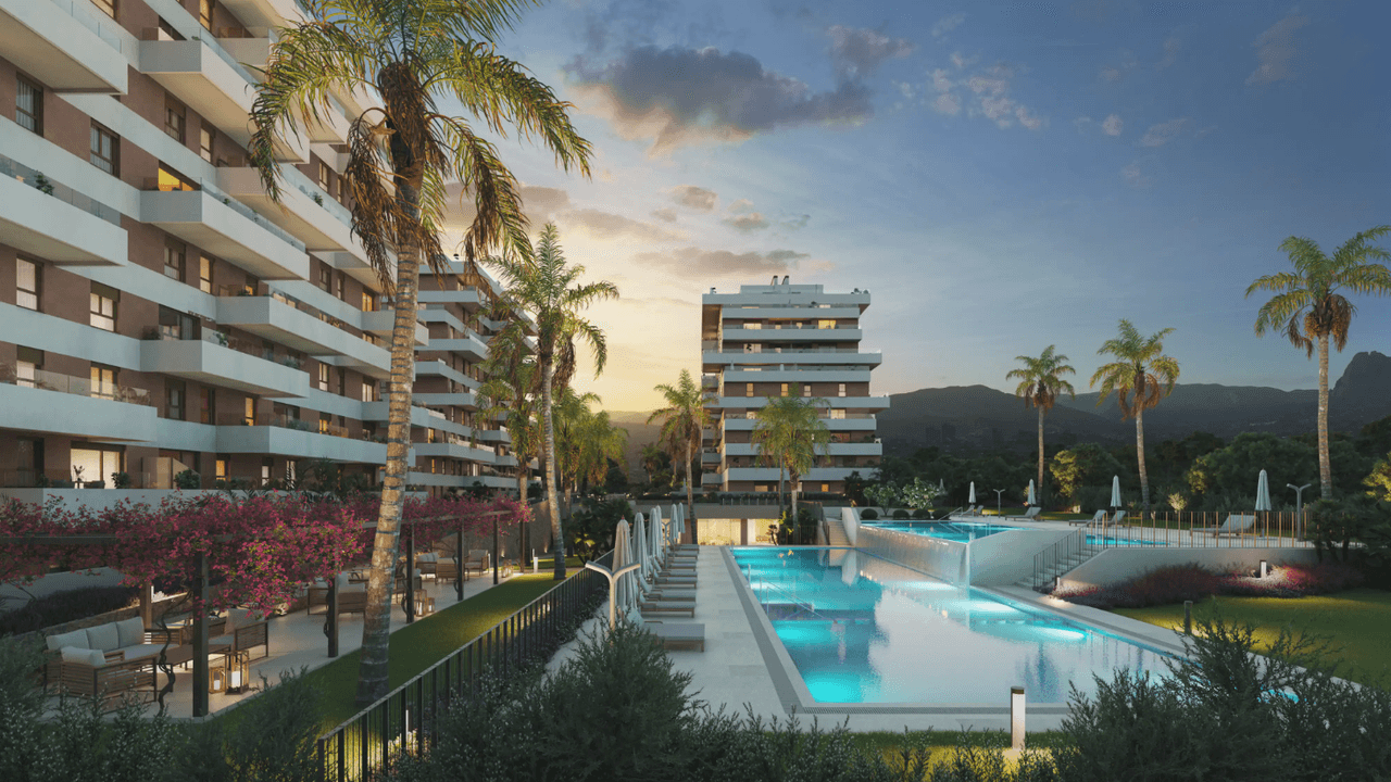 Zdjęcie nieruchomości w Villajoyosa, Costa Blanca Północ – Apartament z 3 sypialniami i wspólnym basenem w Villajoyosa (1)