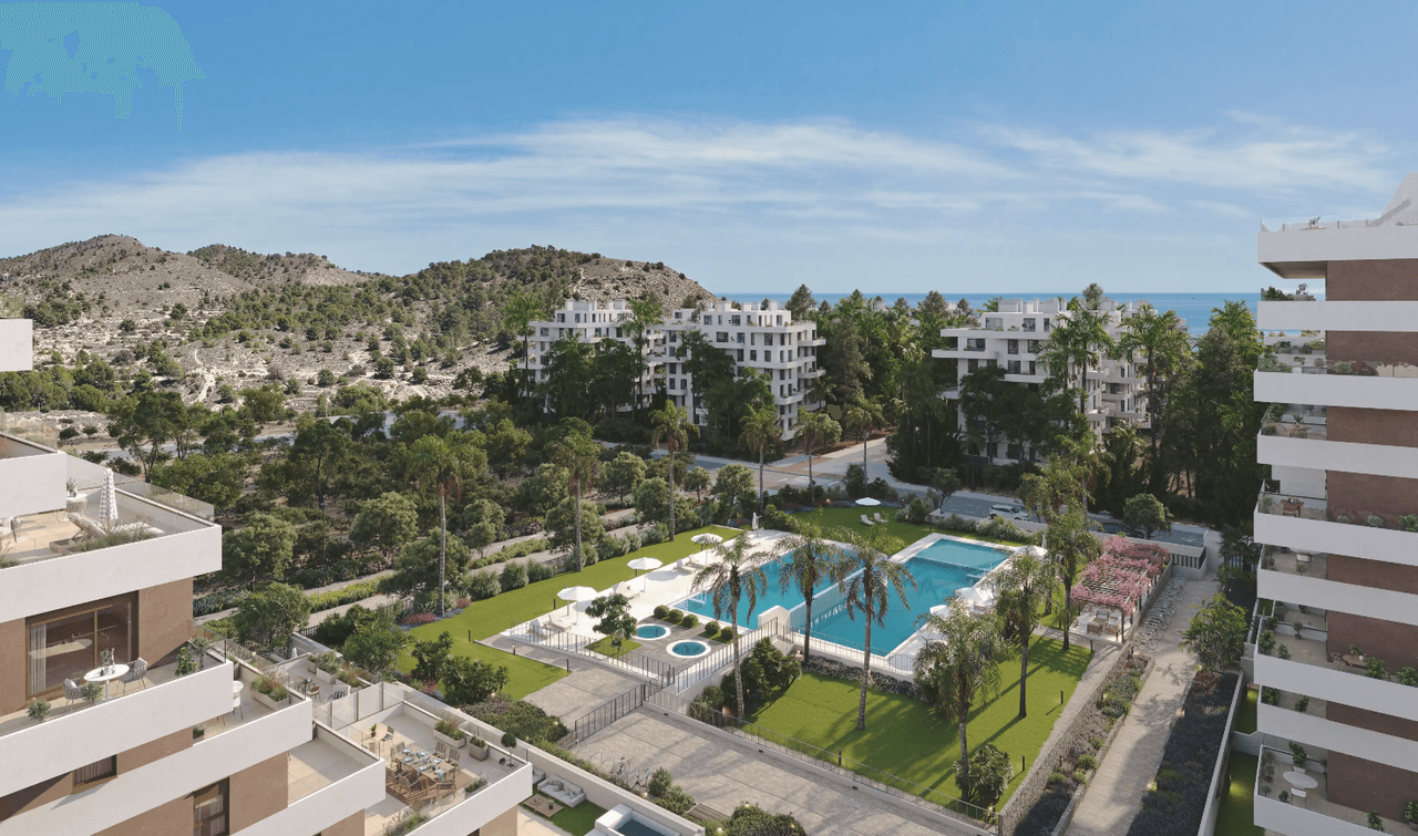 Zdjęcie nieruchomości w Villajoyosa, Costa Blanca Północ – Apartament z 3 sypialniami i wspólnym basenem w Villajoyosa (1)