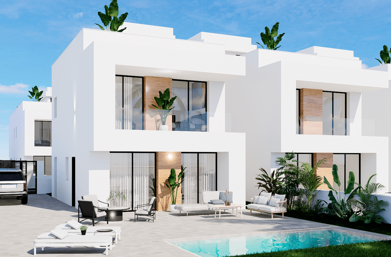 Zdjęcie nieruchomości w La Zenia, Costa Blanca Południe – Willa z 3 sypialniami, ogrodem, solarium i prywatnym basenem w La Zenia (1)