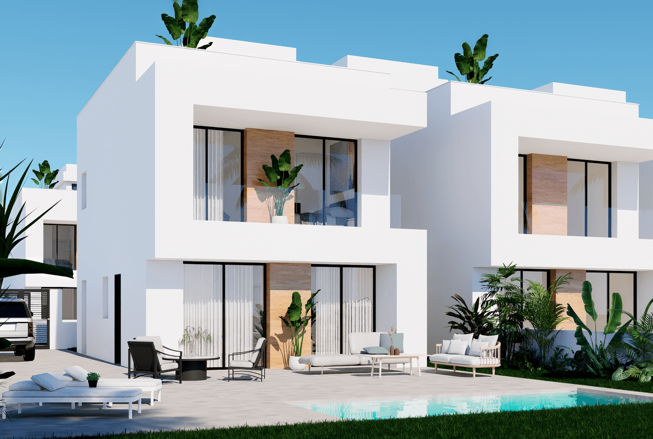 Zdjęcie nieruchomości w La Zenia, Costa Blanca Południe – Willa z 3 sypialniami, ogrodem, solarium i prywatnym basenem w La Zenia (1)