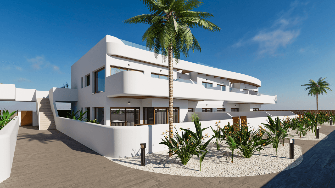 Zdjęcie nieruchomości w Los Alcazares, Costa Calida – Penthouse with 2 bedrooms, terrace, solarium, and communal pool in Los Alcazares (1)