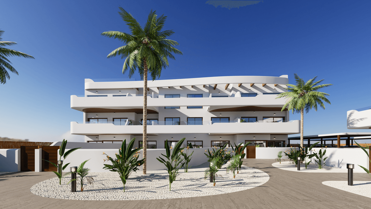 Penthouse with 2 bedrooms, terrace, solarium, and communal pool in Los Alcazares - Zdjęcie 1