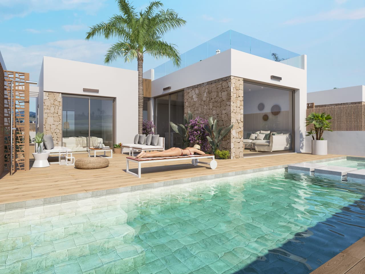 Villa with 3 bedrooms, solarium, and private pool in Los Alcazares - Zdjęcie 1