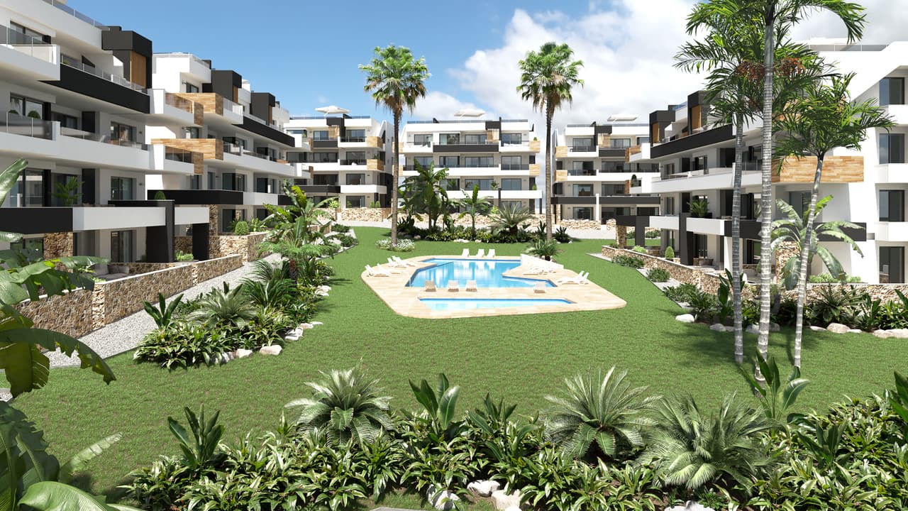 Zdjęcie nieruchomości w Orihuela Costa, Costa Blanca Południe – Umeblowany i wyposażony apartament z 2 sypialniami, przestronnym tarasem i wspólnym basenem w Orihuela Costa (1)