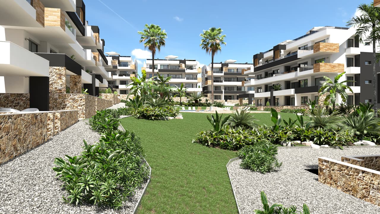 Zdjęcie nieruchomości w Orihuela Costa, Costa Blanca Południe – Umeblowany i wyposażony apartament z 2 sypialniami, przestronnym tarasem i wspólnym basenem w Orihuela Costa (1)