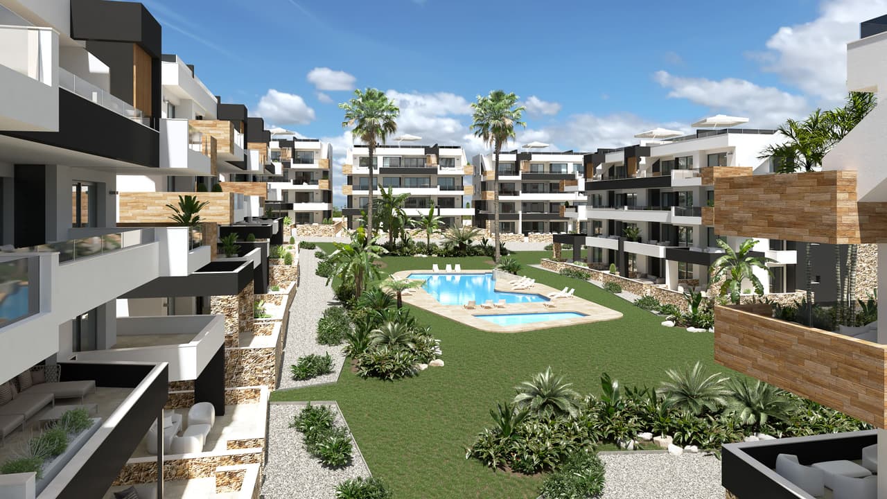 Zdjęcie nieruchomości w Orihuela Costa, Costa Blanca Południe – Umeblowany i wyposażony apartament z 2 sypialniami, przestronnym tarasem i wspólnym basenem w Orihuela Costa (1)