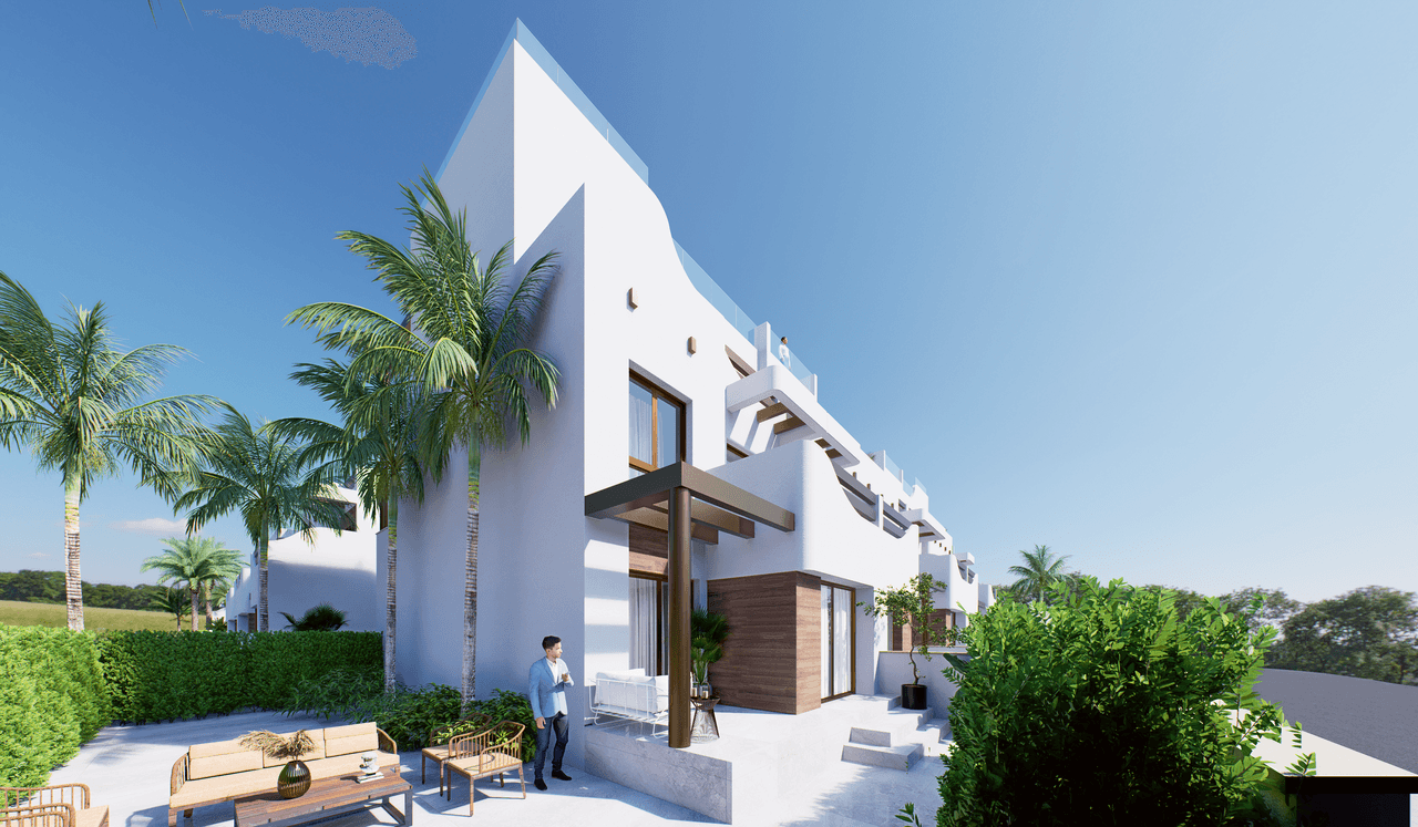 Apartment with 2 bedrooms and a large garden in Torre de la Horadada - Zdjęcie 1