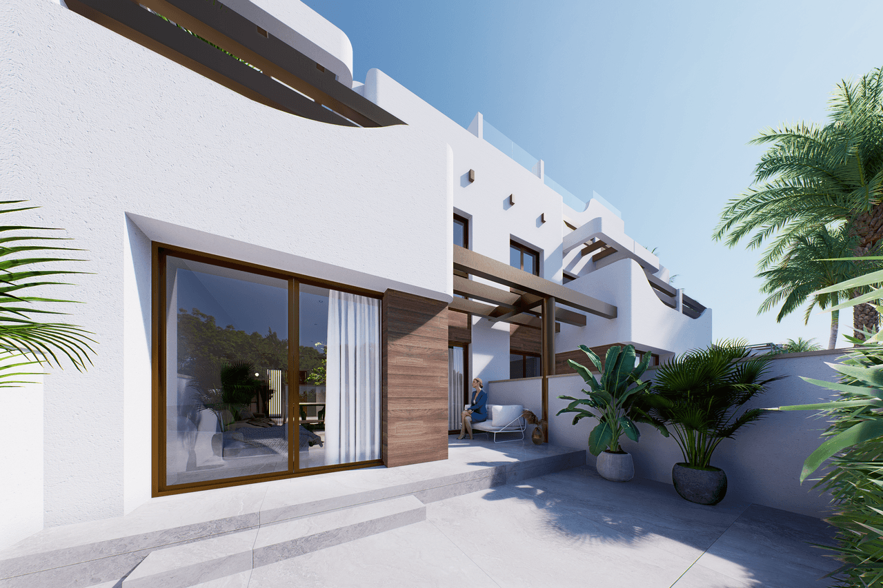 Zdjęcie nieruchomości w Torre de la Horadada, Costa Blanca Południe – Apartament z 2 sypialniami i ogródkiem w Torre de la Horadada (1)
