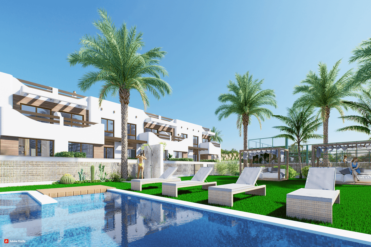 Zdjęcie nieruchomości w Torre de la Horadada, Costa Blanca Południe – Apartament z 2 sypialniami i ogródkiem w Torre de la Horadada (1)