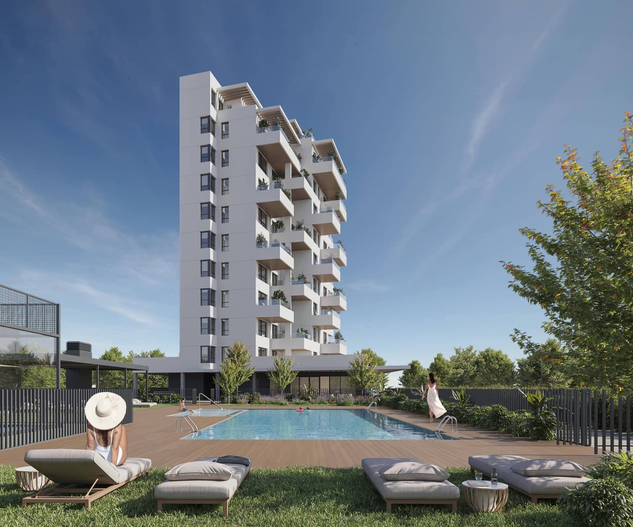 Zdjęcie nieruchomości w Calpe, Costa Blanca Północ – Apartament z 3 sypialniami, tarasem i wspólnym basenem w Calpe (1)