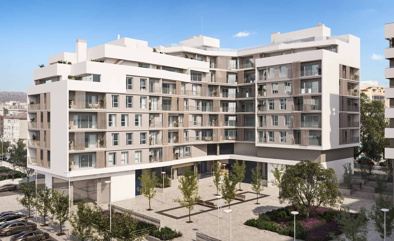 Zdjęcie nieruchomości w Alicante, Costa Blanca Południe – Apartament z 3 sypialniami i wspólnym basenem w Alicante (1)