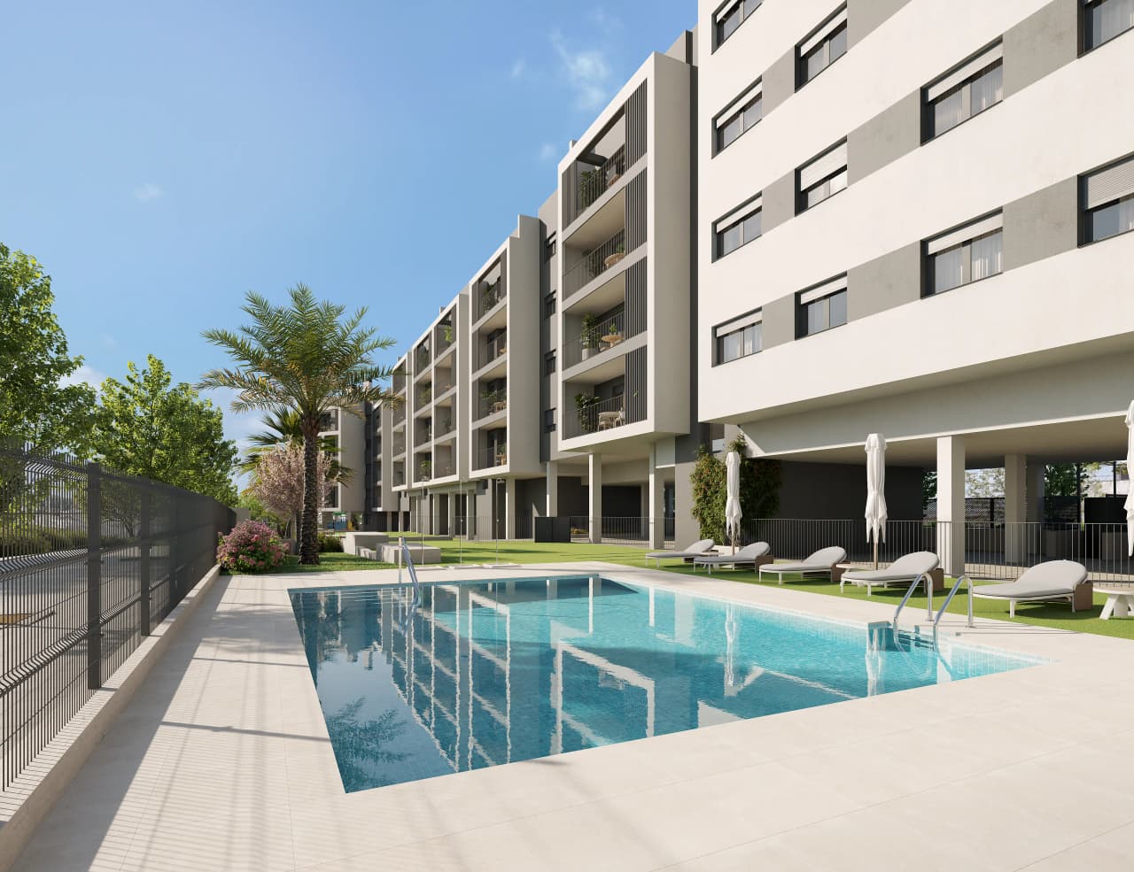 Zdjęcie nieruchomości w Alicante, Costa Blanca Południe – Apartament z 2 sypialniami, tarasem i wspólnym basenem w Alicante (1)