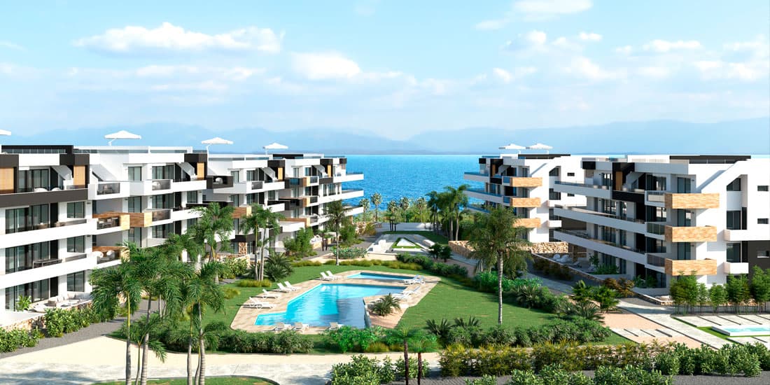 Zdjęcie nieruchomości w Playa Flamenca, Costa Blanca Południe – Umeblowany i wyposażony apartament z 2 sypialniami, tarasem i wspólnym basenem w Playa Flamenca (1)