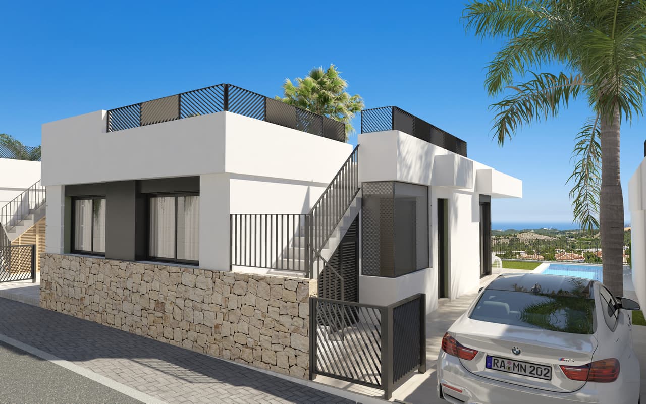 Zdjęcie nieruchomości w Polop de la Marina, Costa Blanca Północ – House with 3 bedrooms, garden, and terrace in Polop de la Marina (1)