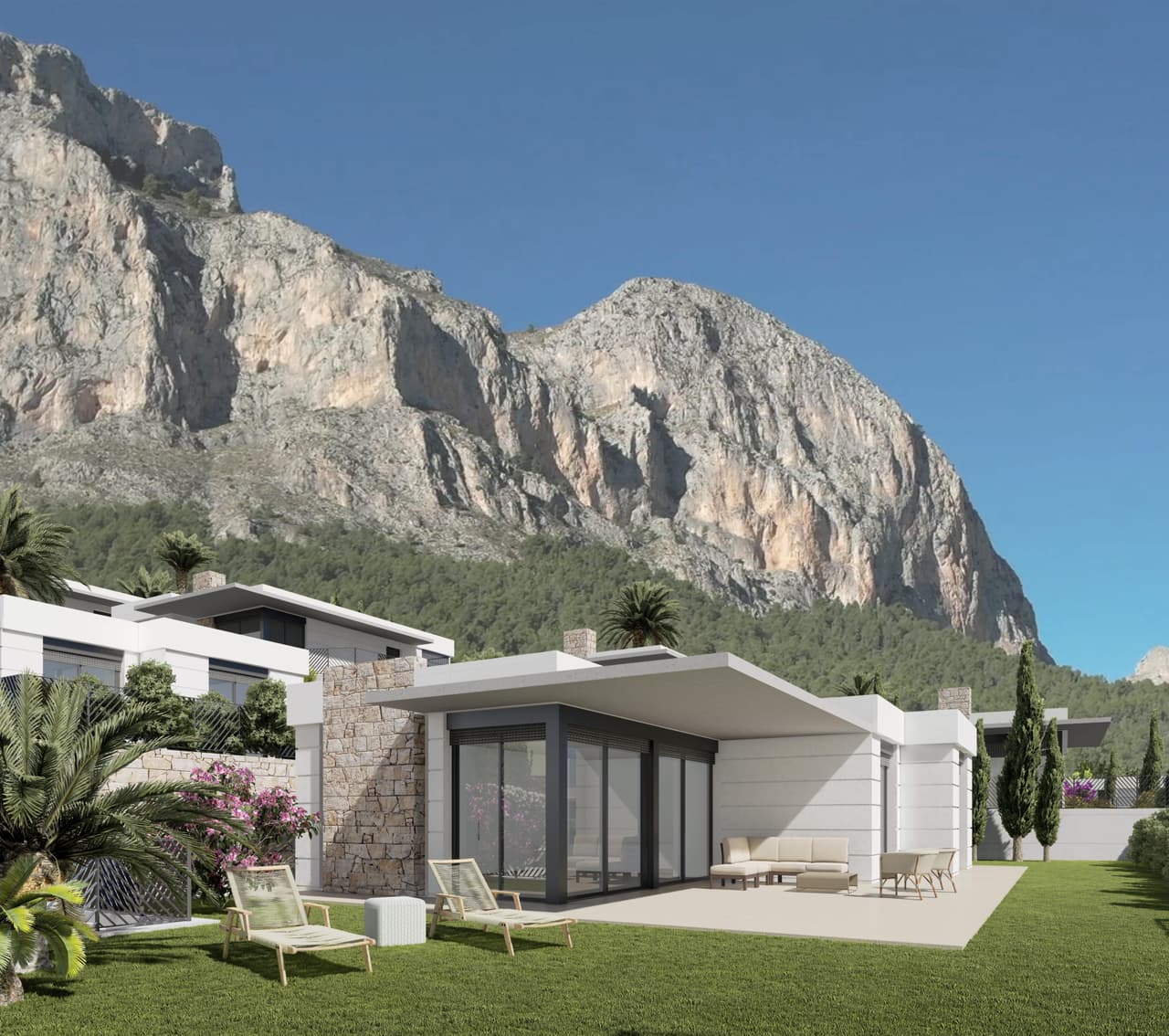 Zdjęcie nieruchomości w Polop de la Marina, Costa Blanca Północ – House with 3 bedrooms, garden, and terrace in Polop de la Marina (1)