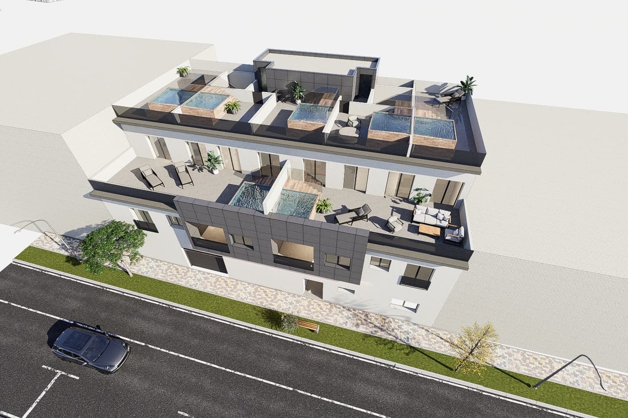 Zdjęcie nieruchomości w Pilar de la Horadada, Costa Blanca Południe – Penthouse z 3 sypialniami i tarasem z jacuzzi w Pilar de la Horadada (1)