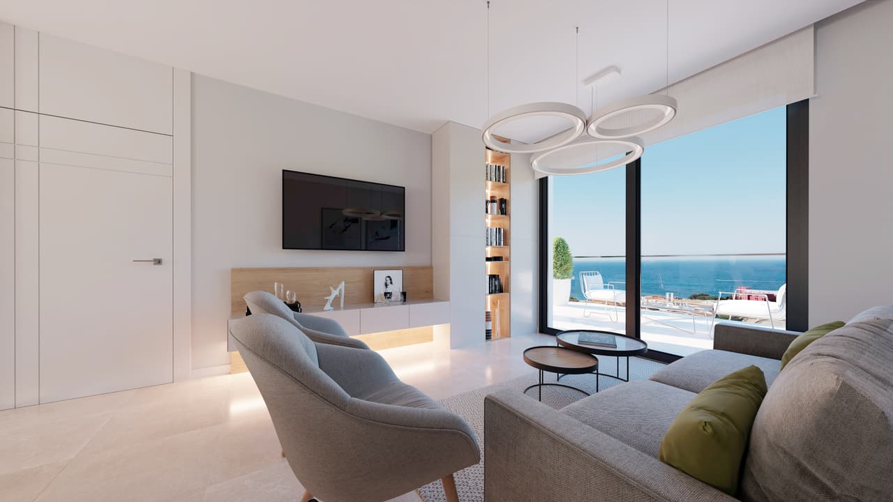 Zdjęcie nieruchomości w Calpe, Costa Blanca Północ – Apartament z 3 sypialniami, tarasem i wspólnym basenem w Calpe (1)