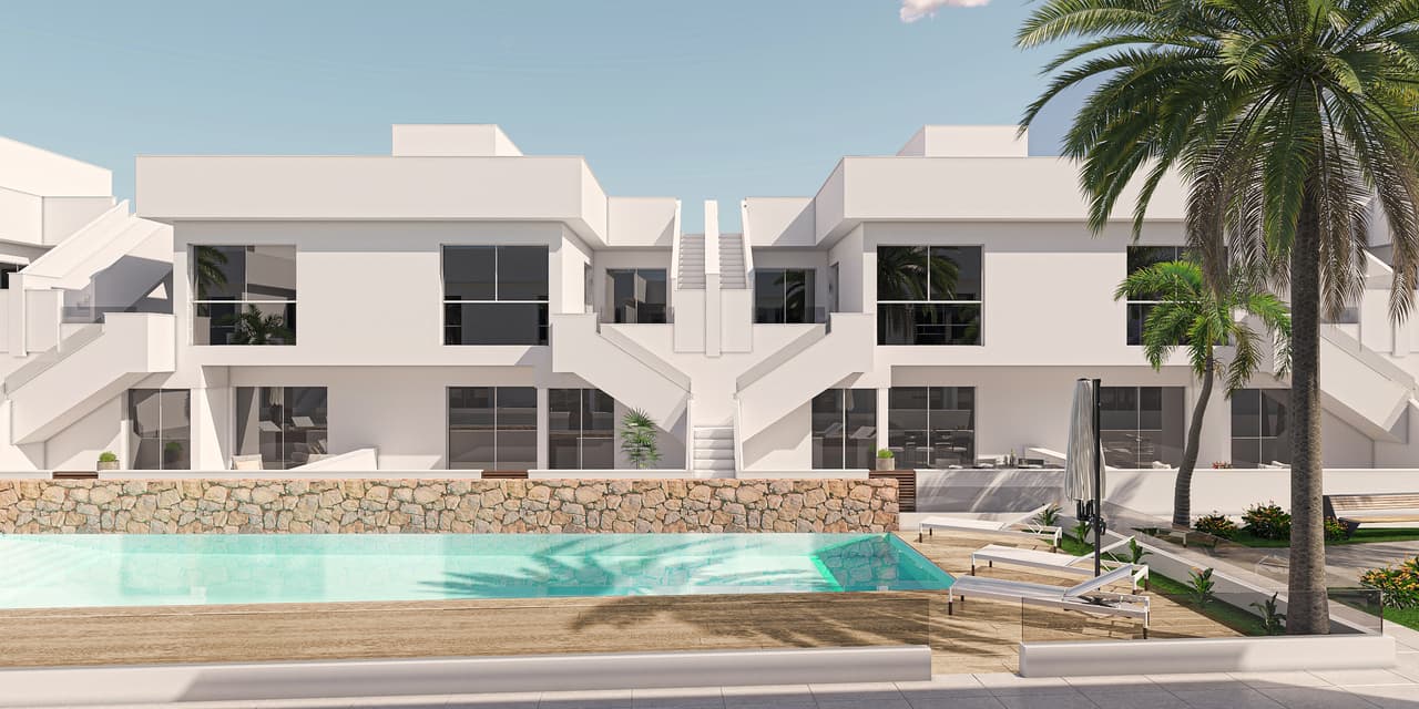 Zdjęcie nieruchomości w Pilar de la Horadada, Costa Blanca Południe – Apartament z 2 sypialniami, tarasem i wspólnym basenem w Pilar de la Horadada (1)