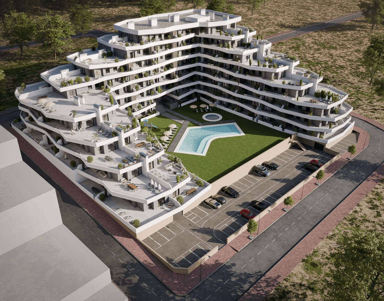 Zdjęcie nieruchomości w San Miguel de Salinas, Costa Blanca Południe – Apartament z 2 sypialniami, tarasem i wspólnym basenem w San Miguel de Salinas (1)