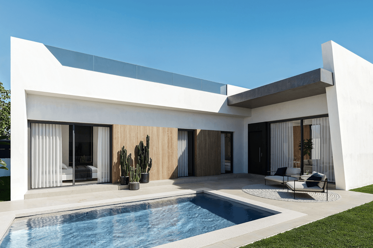 Zdjęcie nieruchomości w San Miguel de Salinas, Costa Blanca Południe – Willa z 3 sypialniami, solarium i ogrodem w San Miguel de Salinas (1)