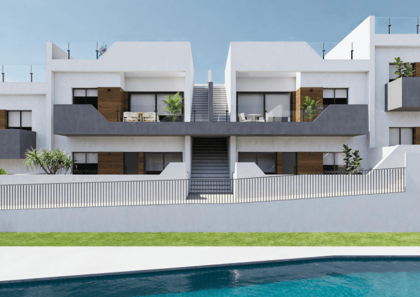 Zdjęcie nieruchomości w San Miguel de Salinas, Costa Blanca Południe – Apartament z 3 sypialniami, ogrodem i wspólnym basenem w San Miguel de Salinas (1)