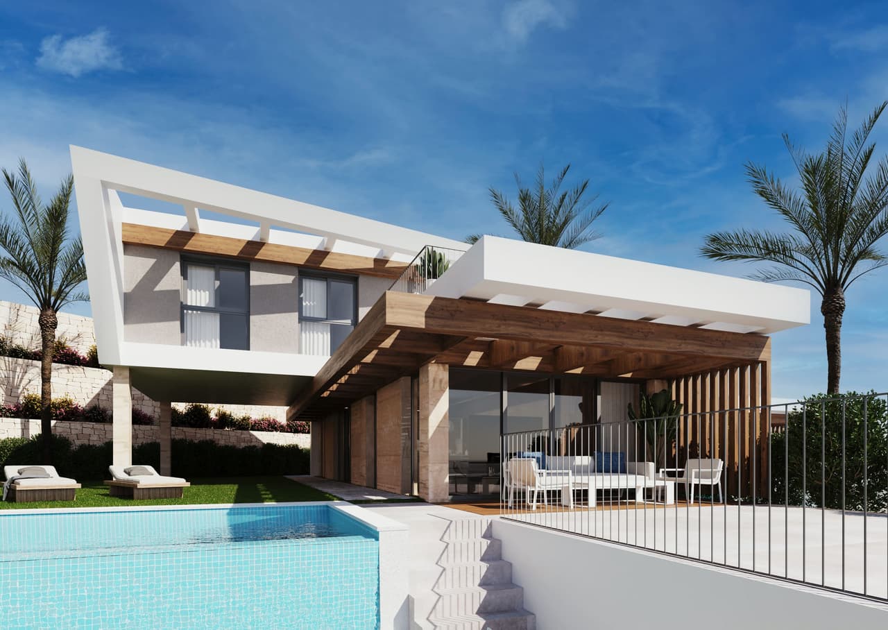 Zdjęcie nieruchomości w Polop de la Marina, Costa Blanca Północ – Willa z 3 sypialniami, ogrodem i prywatnym basenem w Polop (1)