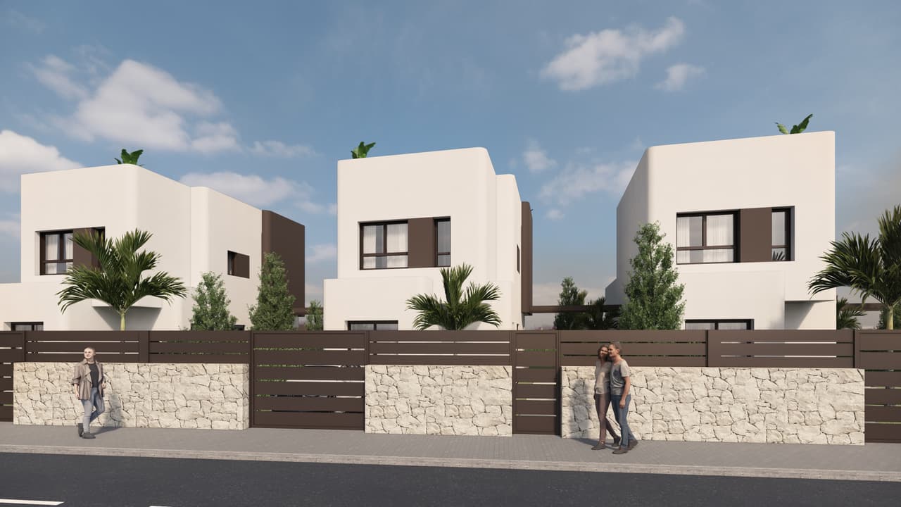 Zdjęcie nieruchomości w Pilar de la Horadada, Costa Blanca Południe – Willa z 3 sypialniami, prywatnym basenem i solarium przy polu golfowym w Pilar de la Horadada (1)