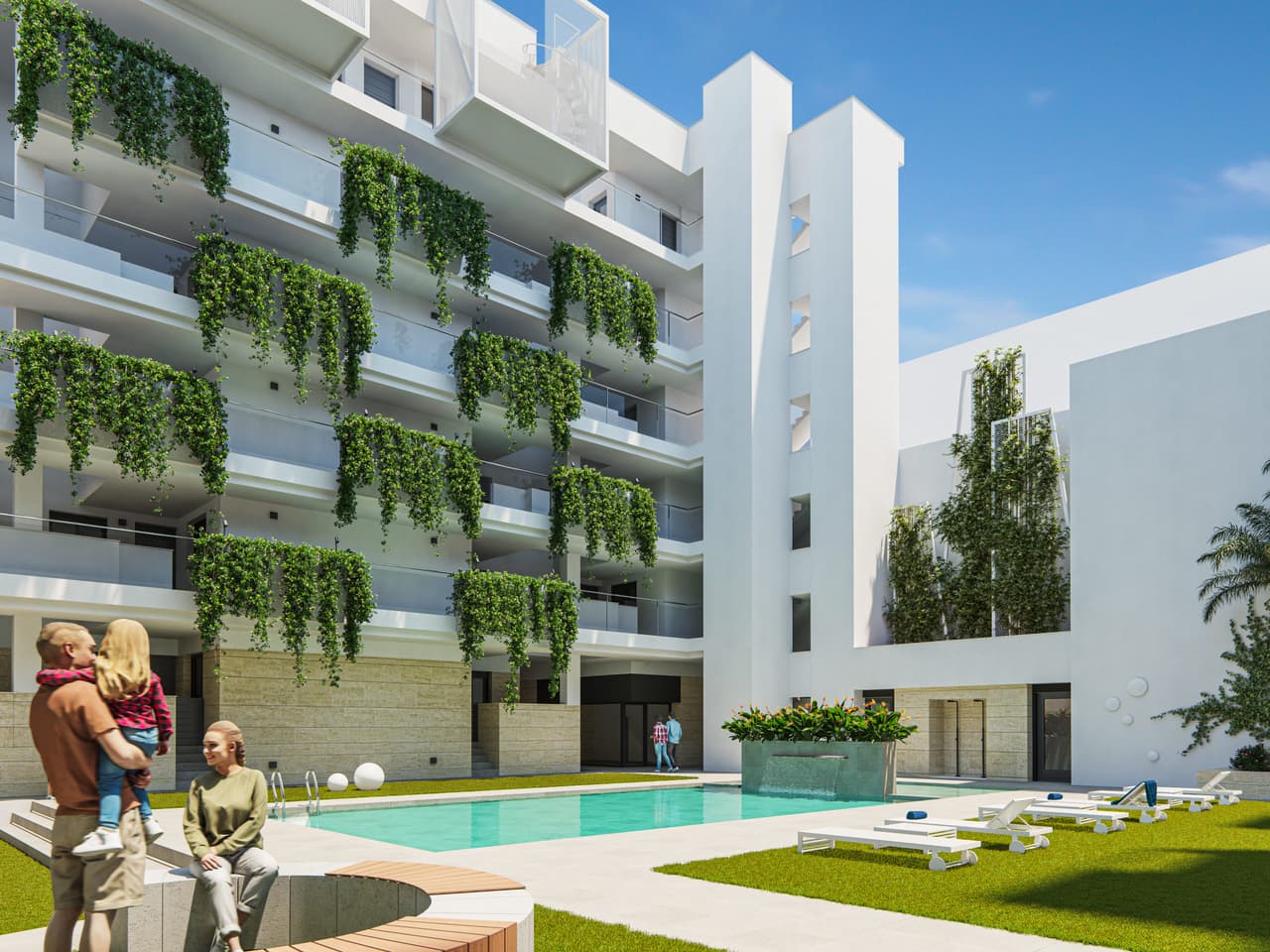 Zdjęcie nieruchomości w Torrevieja, Costa Blanca Południe – Apartament z 2 sypialniami, tarasem i wspólnym basenem w Torrevieja (1)
