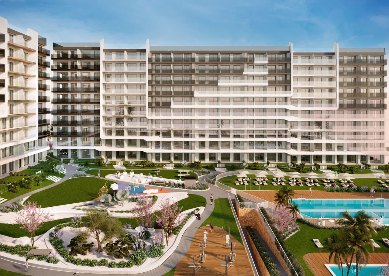 Zdjęcie nieruchomości w Punta Prima, Costa Blanca Południe – Apartament z 2 sypialniami, tarasem, wspólnym basenem i widokiem na morze w Punta Prima (1)