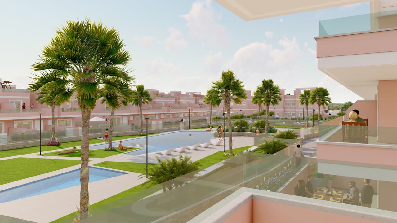Zdjęcie nieruchomości w Pilar de la Horadada, Costa Blanca Południe – Apartament z 3 sypialniami, tarasem i wspólnym basenem w Pilar de la Horadada (1)