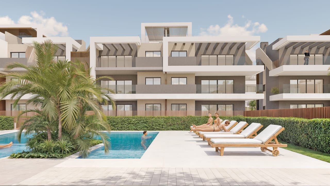Zdjęcie nieruchomości w Torre de la Horadada, Costa Blanca Południe – Apartment with 3 bedrooms, a tourist license, and full furnishings, by the beach in Torre de la Horadada (1)