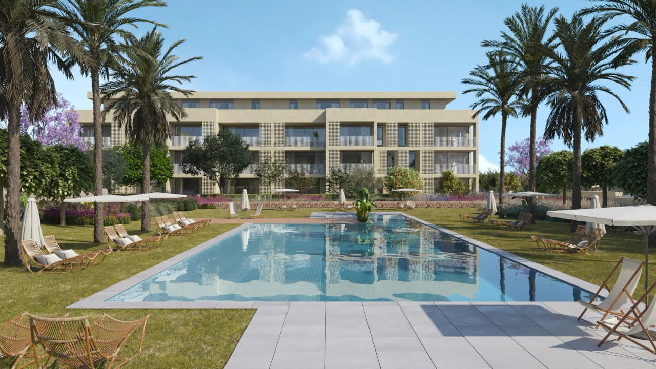 Zdjęcie nieruchomości w Denia, Costa Blanca Północ – Apartament z 2 sypialniami, tarasem i wspólnym basenem w Denii (1)