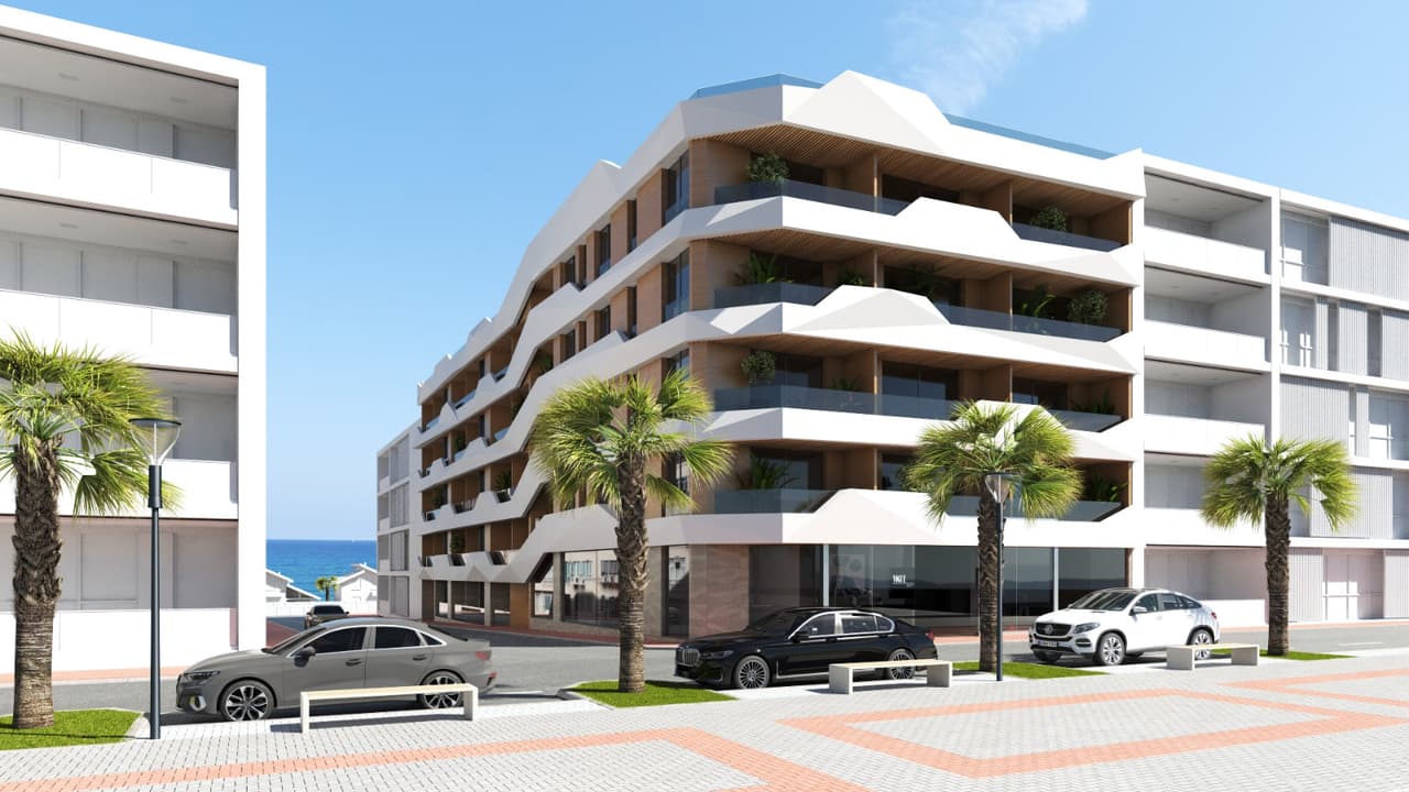 Zdjęcie nieruchomości w Guardamar del Segura, Costa Blanca Południe – Apartament z 2 sypialniami, tarasem i wspólnym basenem w Guardamar del Segura (1)