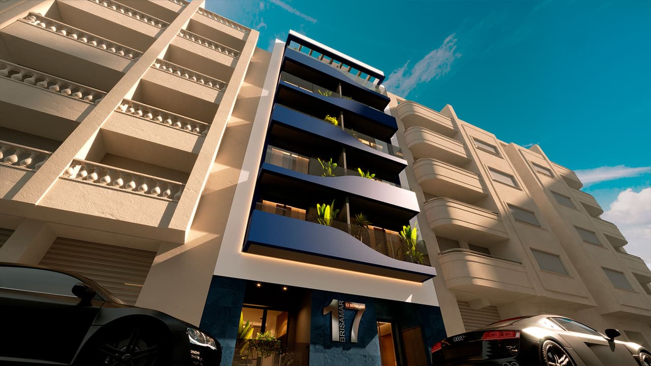 Zdjęcie nieruchomości w Torrevieja, Costa Blanca Południe – Penthouse z 1 sypialnią, dużym tarasem i wspólnym basenem w Torrevieja (1)